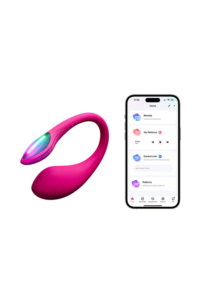 LOVENSE LUSH MINI REMOTE CONTOL VIBRATOR - PINK