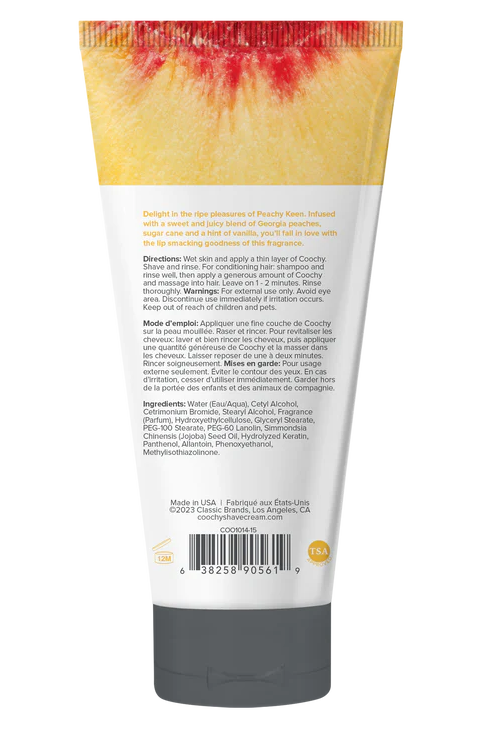 Coochy Shave Cream - Peachy Keen